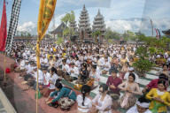 Kuningan Day Prayers In Central Sulawesi