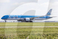 KLM Boeing 787 Dreamliner Departing From Amsterdam Schiphol Airport