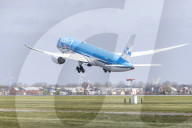 KLM Boeing 787 Dreamliner Departing From Amsterdam Schiphol Airport