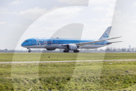 KLM Boeing 787 Dreamliner Departing From Amsterdam Schiphol Airport