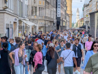Busy Day On Theatinerstraße In Munich’s Historic Center