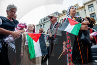 Silent March For The Children Of Gaza, In Nijmegen, Netherlands.