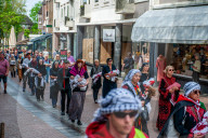 Silent March For The Children Of Gaza, In Nijmegen, Netherlands.