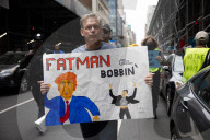 Protesters Rally At Tesla Dealership And March To Billionaires’ Offices In Manhattan