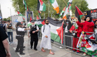 Stop The Hate pro-Israel rally countering the anti-Jewish, pro-Palestine protest at Swiss Cottage, London, Great Britain 
15th February 2025
