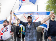 Stop The Hate pro-Israel rally countering the anti-Jewish, pro-Palestine protest at Swiss Cottage, London, Great Britain 
15th February 2025