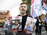 Stop The Hate pro-Israel rally countering the anti-Jewish, pro-Palestine protest at Swiss Cottage, London, Great Britain 
15th February 2025