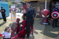Children’s Day Celebrated With Marvel Superheroes At Gwanghwamun Square In Seoul