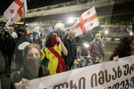 157th Day Of Protest In Tbilisi.