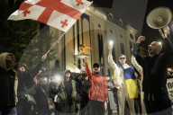 157th Day Of Protest In Tbilisi.