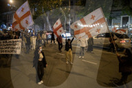 157th Day Of Protest In Tbilisi.