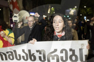 157th Day Of Protest In Tbilisi.