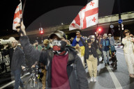 157th Day Of Protest In Tbilisi.