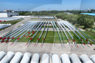 A Wind Turbine Blade Production Base in Yancheng