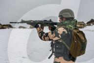 BSF Soldiers Patrolling On LOC 