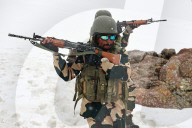 BSF Soldiers Patrolling On LOC 