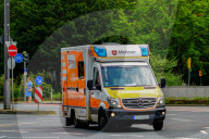 German Ambulance In Frankfurt Am Main