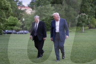 President Trump returns to the White House