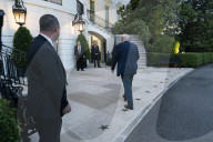 President Trump returns to the White House