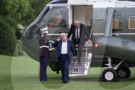 President Trump returns to the White House