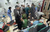 Gaza casualties injured in Israeli attacks