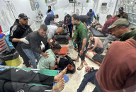 Gaza casualties injured in Israeli attacks