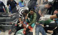 Gaza casualties injured in Israeli attacks