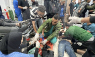 Gaza casualties injured in Israeli attacks