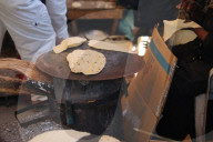 Gaza women bake bread in refugee camp