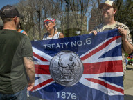 Alberta Sovereignty Sparks Protests And Tensions In Edmonton