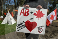 Alberta Sovereignty Sparks Protests And Tensions In Edmonton