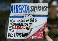 Alberta Sovereignty Sparks Protests And Tensions In Edmonton