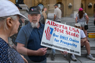 Alberta Sovereignty Sparks Protests And Tensions In Edmonton