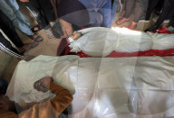 Gaza wounded and dead in hospital