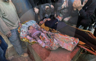 Gaza wounded and dead in hospital