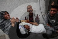 Gaza wounded and dead in hospital