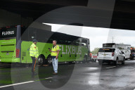 Numerous Injuries In A Bus And Vehicle Crash On The New Jersey Turnpike Northbound Truck Lanes