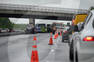 Numerous Injuries In A Bus And Vehicle Crash On The New Jersey Turnpike Northbound Truck Lanes