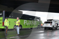 Numerous Injuries In A Bus And Vehicle Crash On The New Jersey Turnpike Northbound Truck Lanes