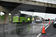 Numerous Injuries In A Bus And Vehicle Crash On The New Jersey Turnpike Northbound Truck Lanes