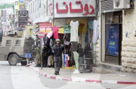 Israeli army raid in Nablus