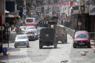 Israeli army raid in Nablus