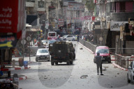 Israeli army raid in Nablus