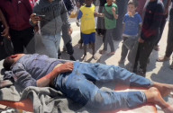 Gazan victims of Israeli regugee camp bombing