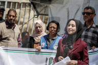 Gaza journalists rally in honor of dead colleagues