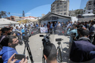 Gaza journalists rally in honor of dead colleagues