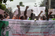 Human Rights Protest In Lagos Over Oriental Energy Neglect Of Host Communities