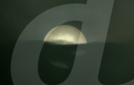 View of the sunspots hidden by fog