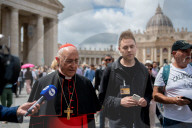 Cardinals Leave The Vatican After A College Of Cardinals' Meeting