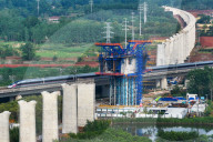 Shanghai-Chongqing-Chengdu High-speed Railway Construction